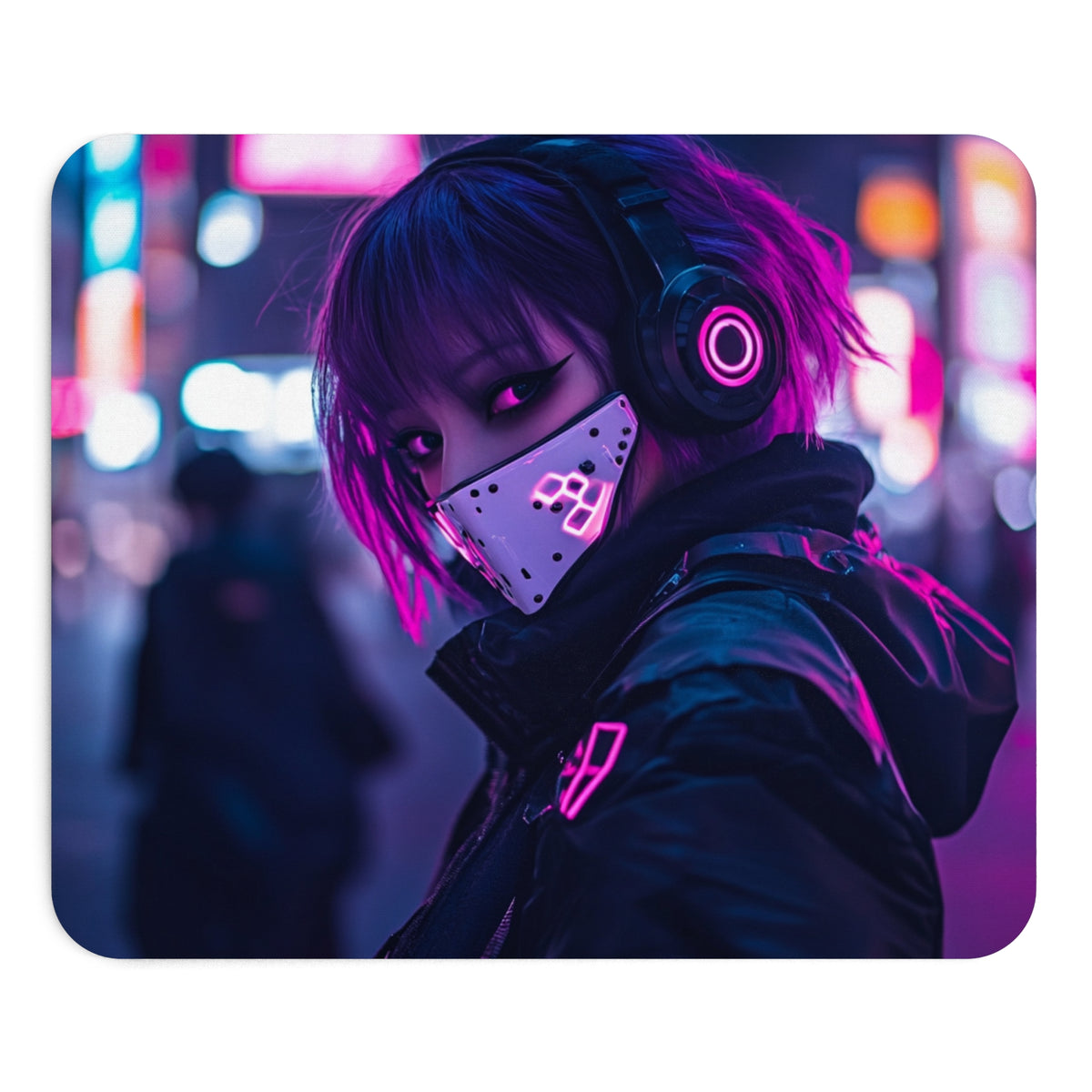 Tapis de souris Fille Masquée