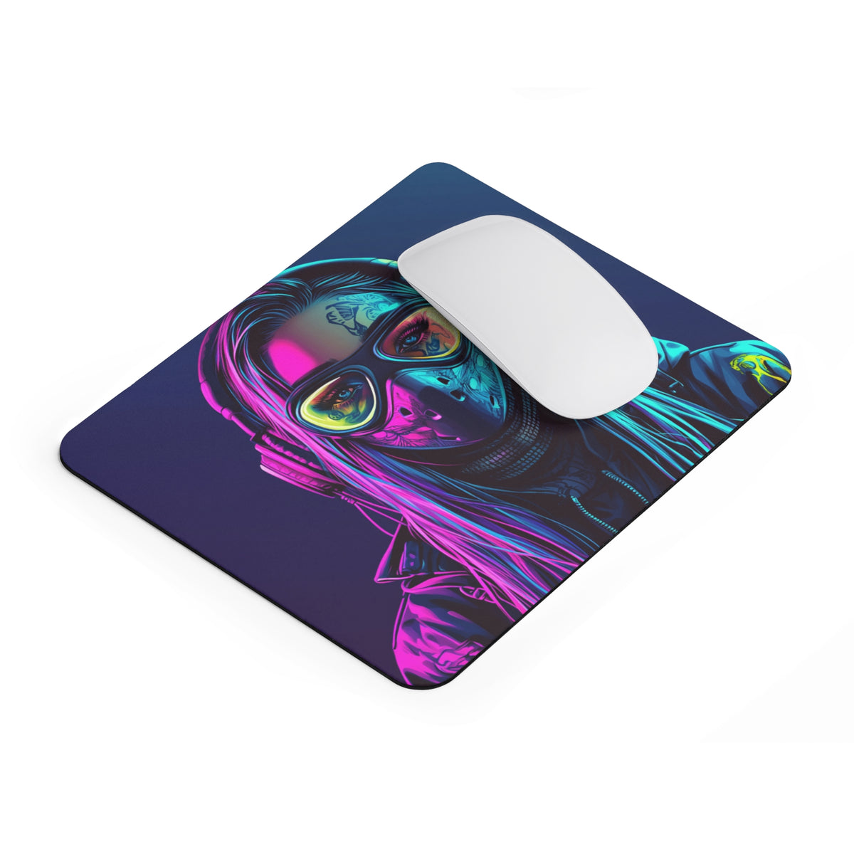Tapis de souris Jeune Fille Rebelle