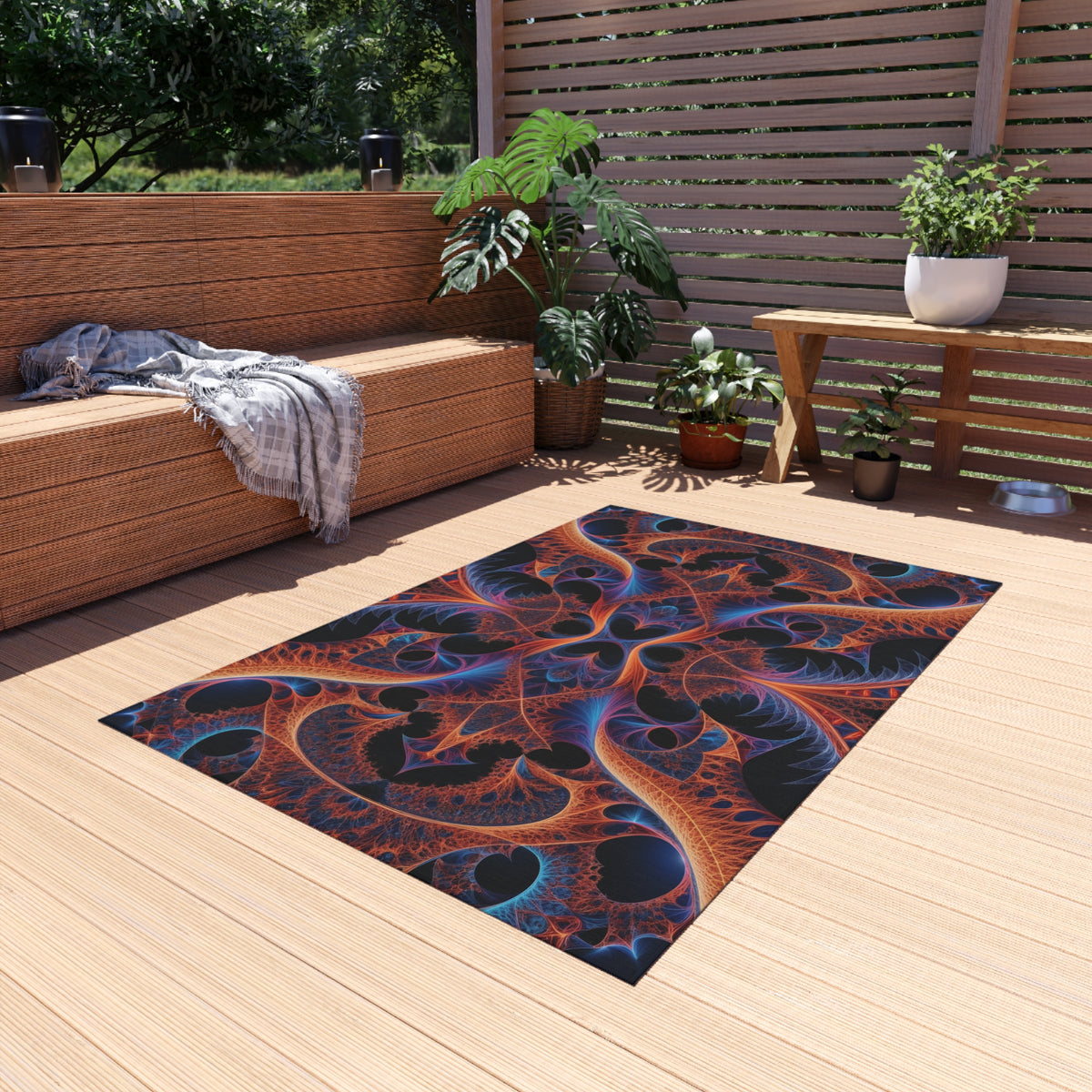 Tapis de salon Courbe de Cantor-Minkowski
