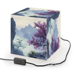 DECO - Lampe Cubique ZEN Montagnes Brumeuses