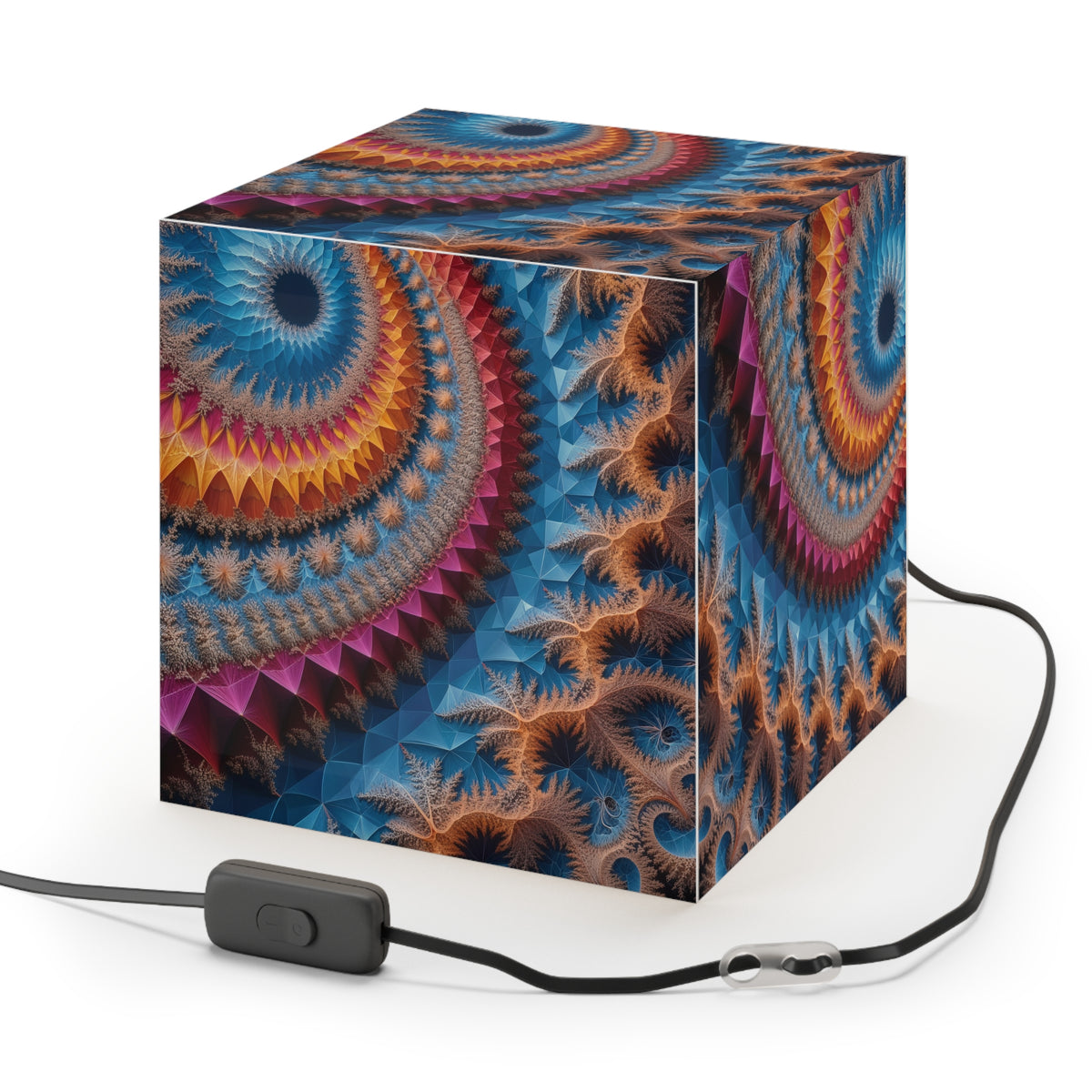 DECO - Lampe Cubique Fractale Courbe de Takagi