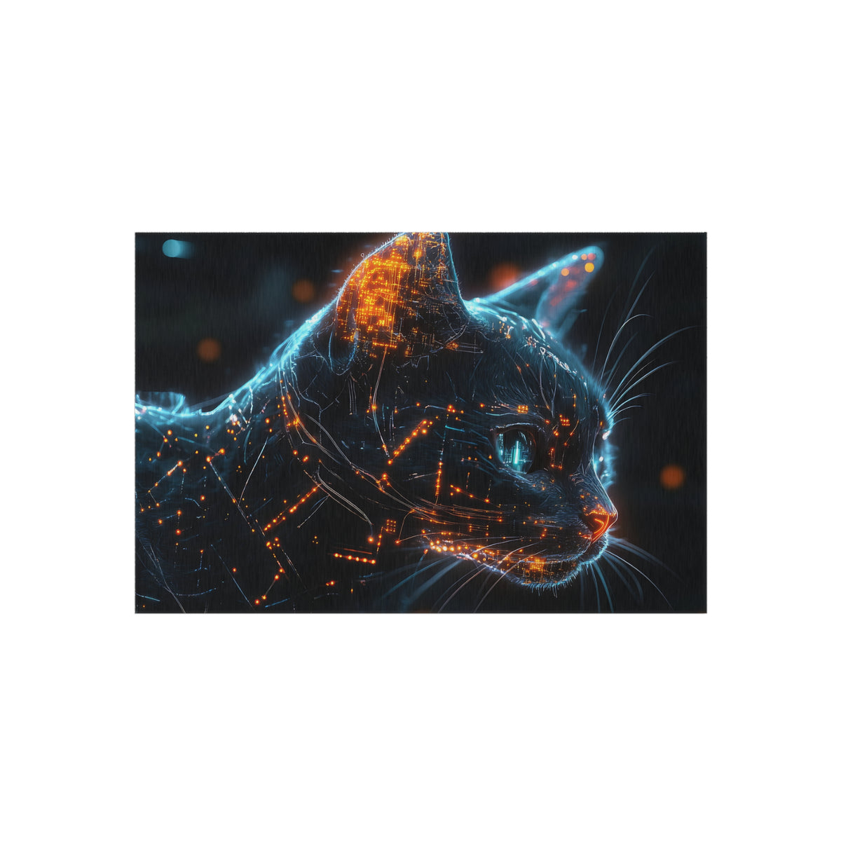 Copy of DECO - Tête de Chat Cybernétique