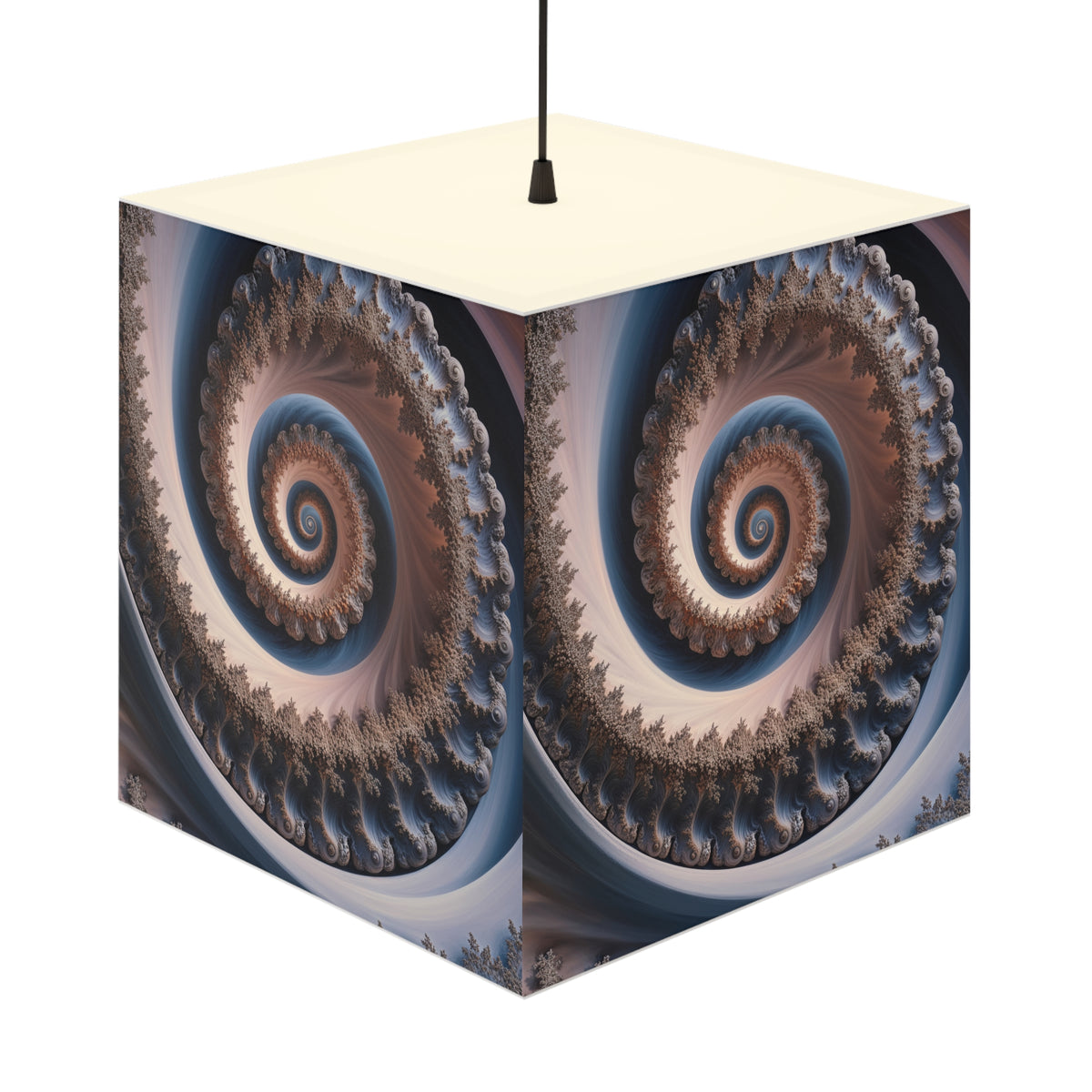 DECO - Lampe Cubique Fractale Courbe de Tarry-Euler