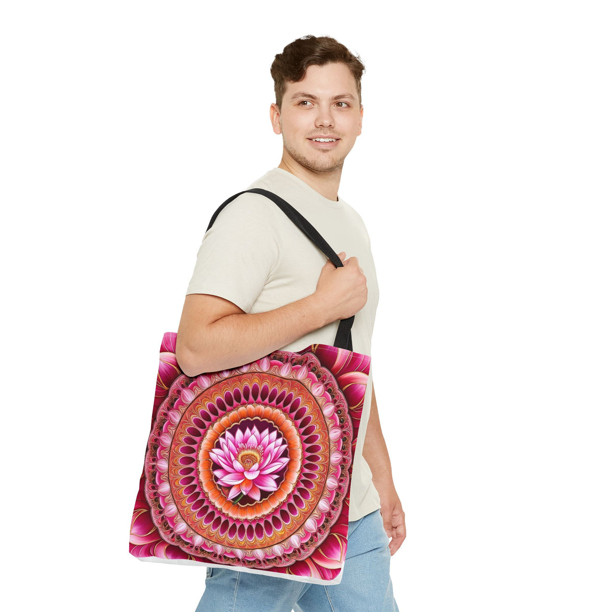 Tote bag Mandala de l'Amour Inconditionnel