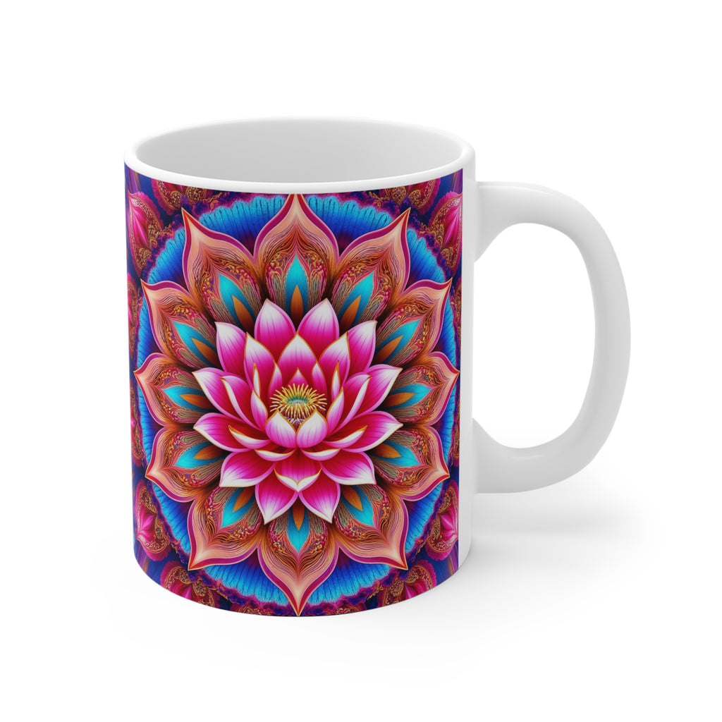 Mug blanc Mandala de la Guérison