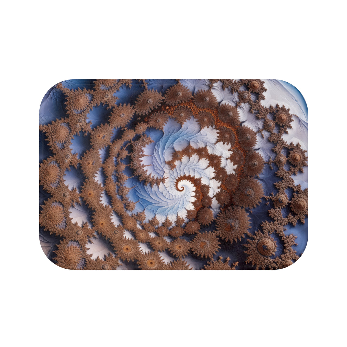 Tapis de bain Courbe Fractale de Césaro