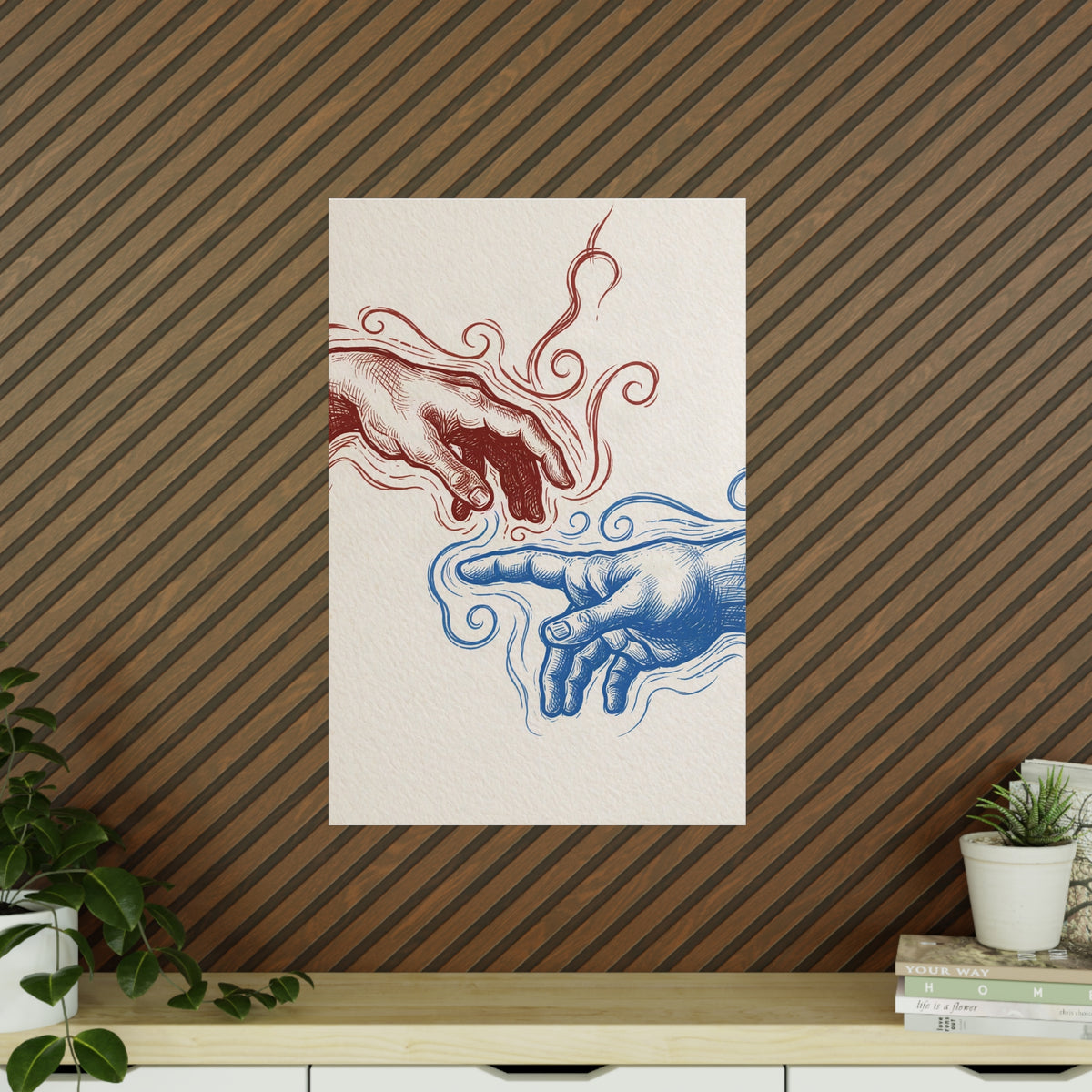 Poster Etreinte Céleste