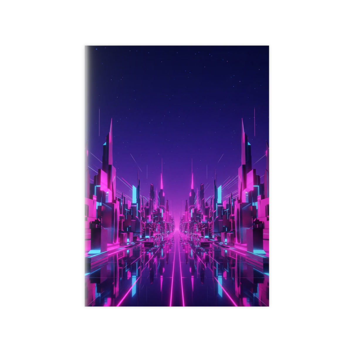 Poster Métropole Néon