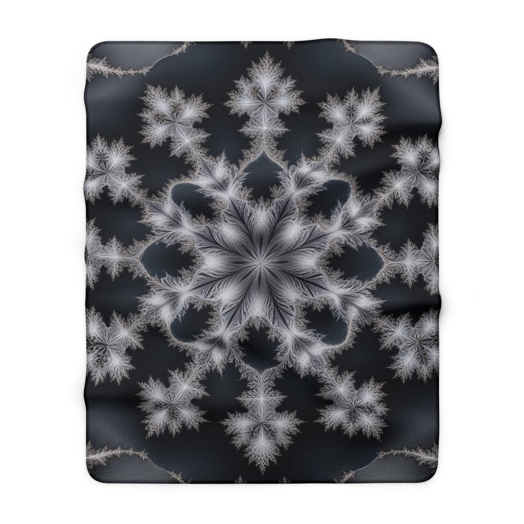 Plaid Fractale de Vicsek-Snowflake