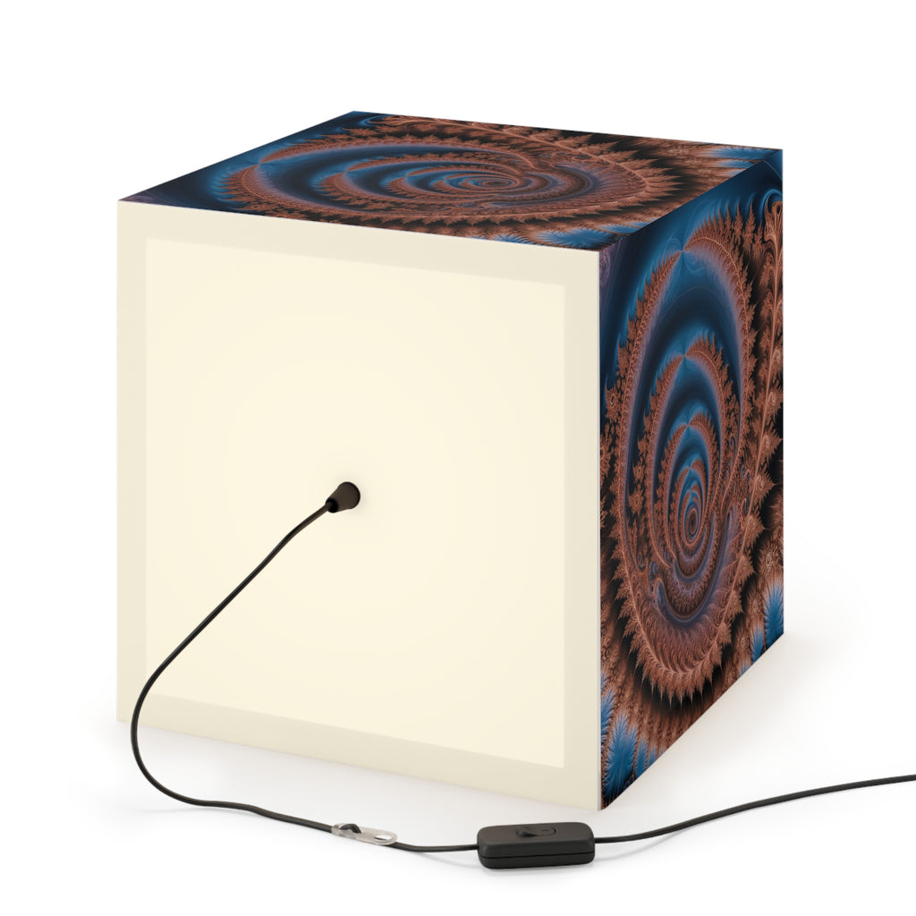 DECO - Lampe Cubique Fractale Courbe de Gosper-Minkowski