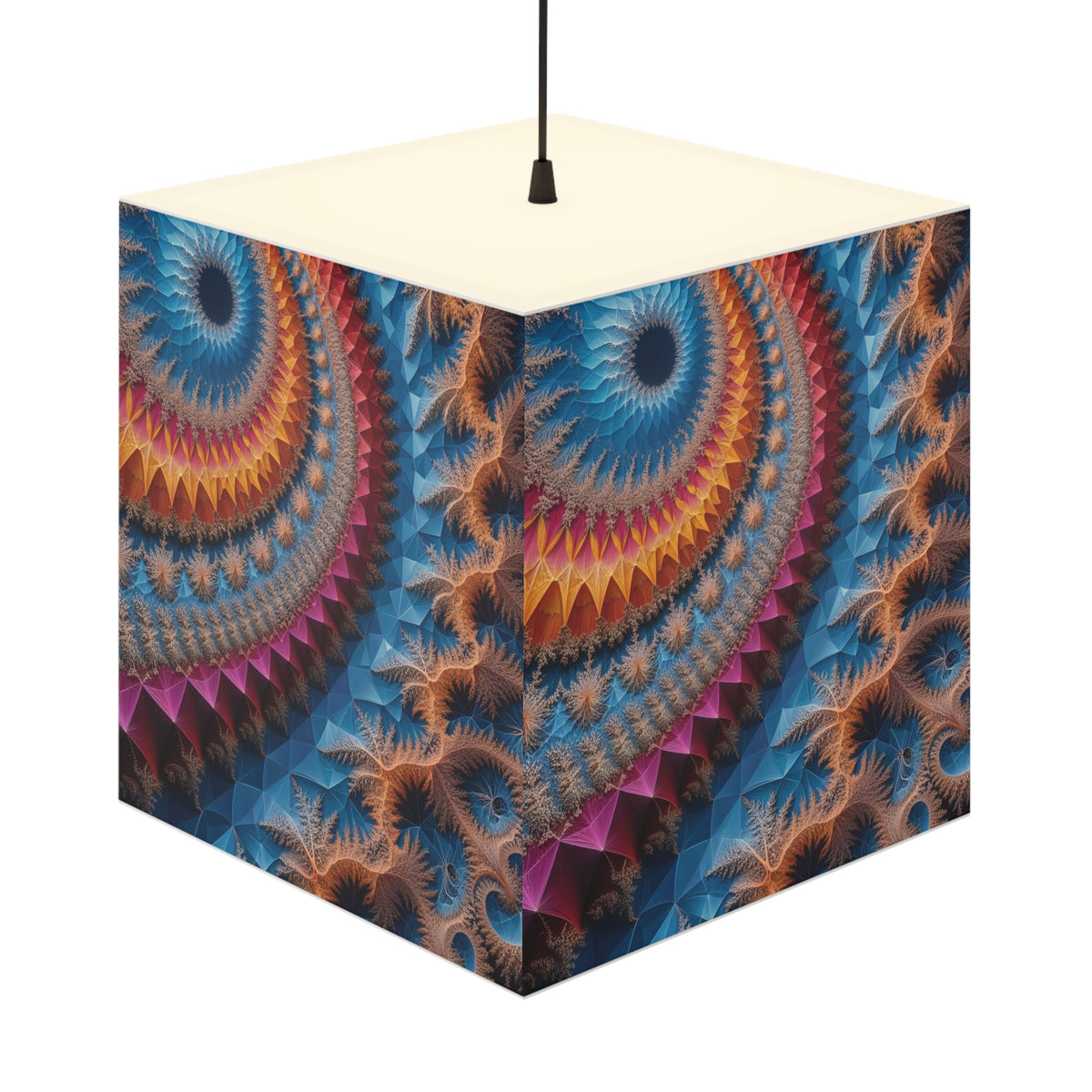 DECO - Lampe Cubique Fractale Courbe de Takagi