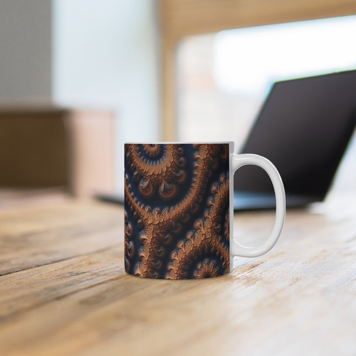 Mug blanc Fractal Ensemblede Fatou