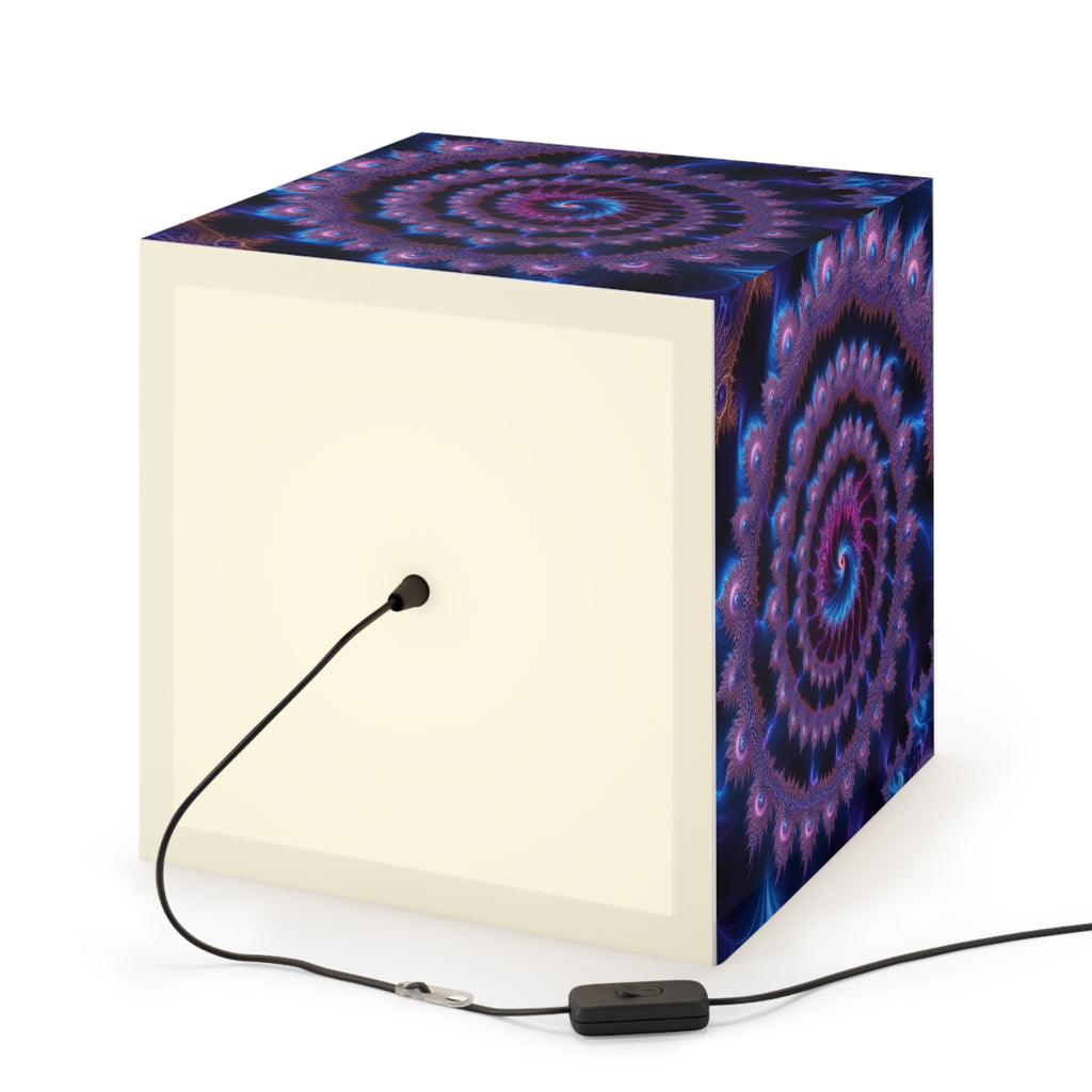 DECO - Lampe Cubique Fractale Courbe de Ship-Mandelbrot