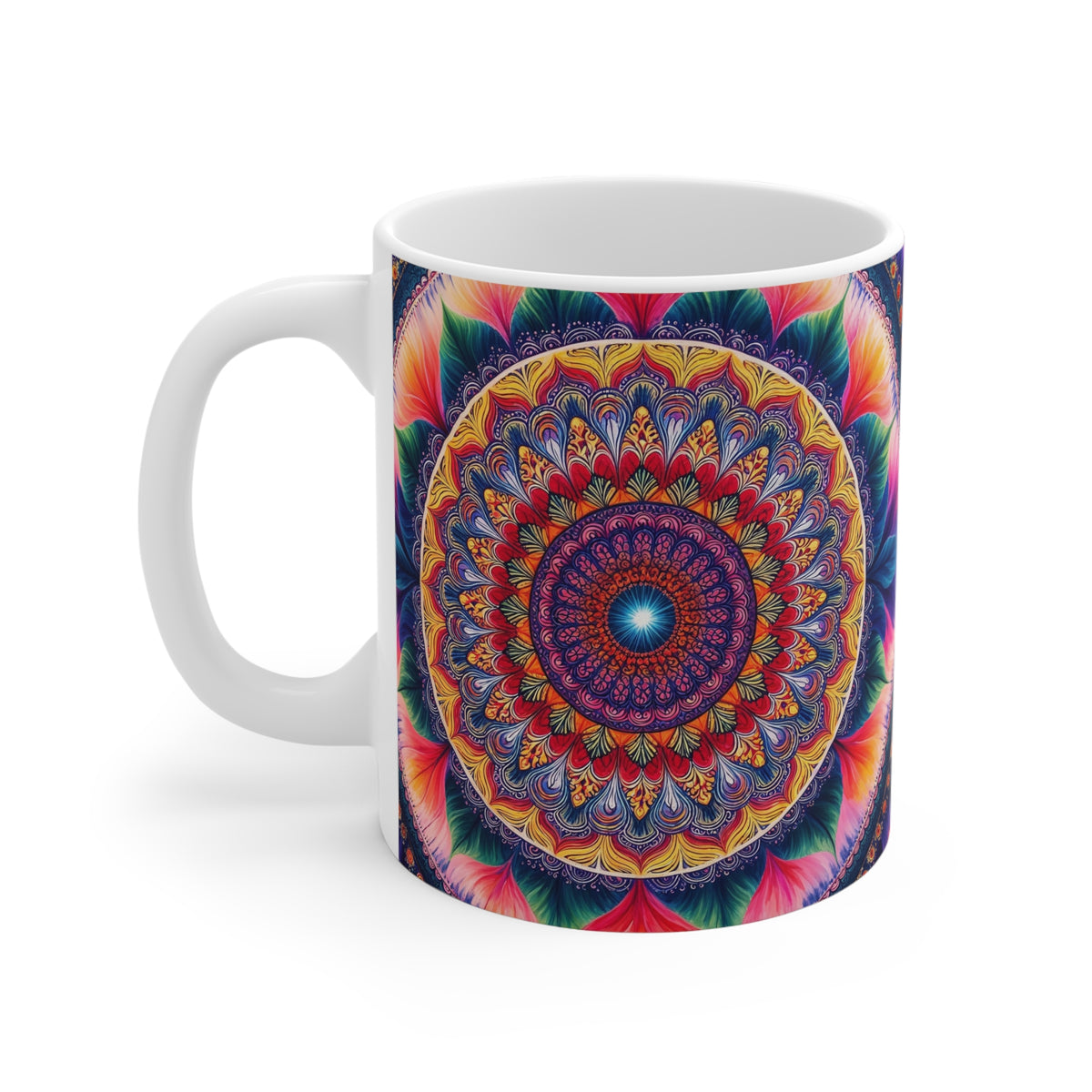 Mug blanc Mandala de l'Inspiration