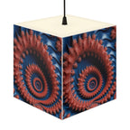DECO - Lampe Cubique Fractale Courbe de Dragon