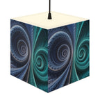 DECO - Lampe Cubique Fractale Courbe de Cesàro-Peano