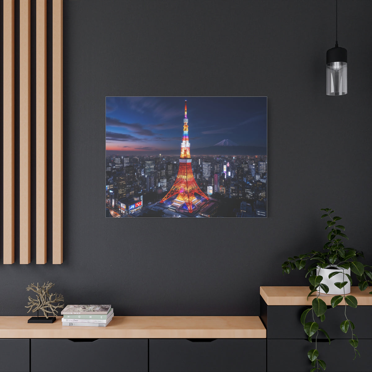Tableau Tokyo Tower et Mont Fuji