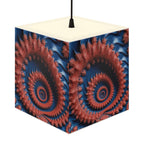 DECO - Lampe Cubique Fractale Courbe de Dragon