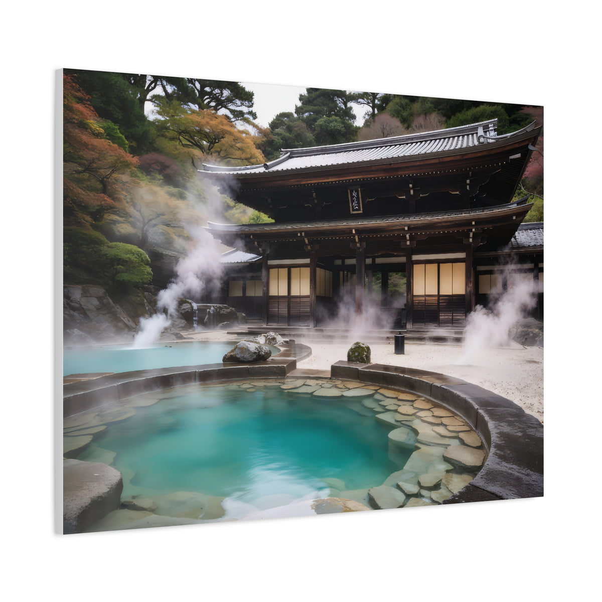 Tableau Onsen Traditionnel Tokyo