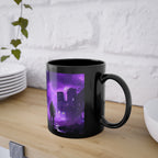 Mug Noir Cyberpunk Hitman Nuit Orageuse