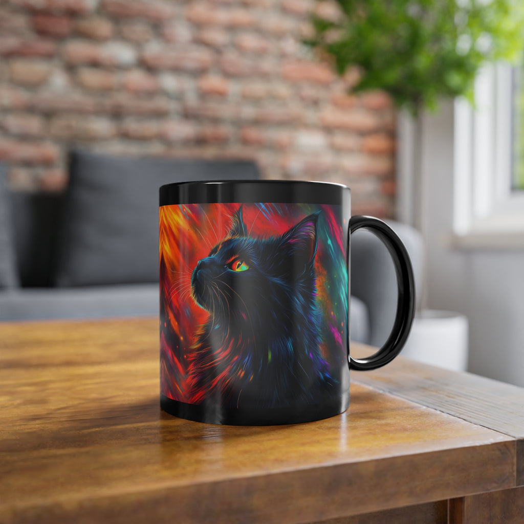 Mug Chat Noir Rêveur
