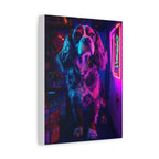 Tableau Cavalier King-Charles-Spaniel Néon Lights