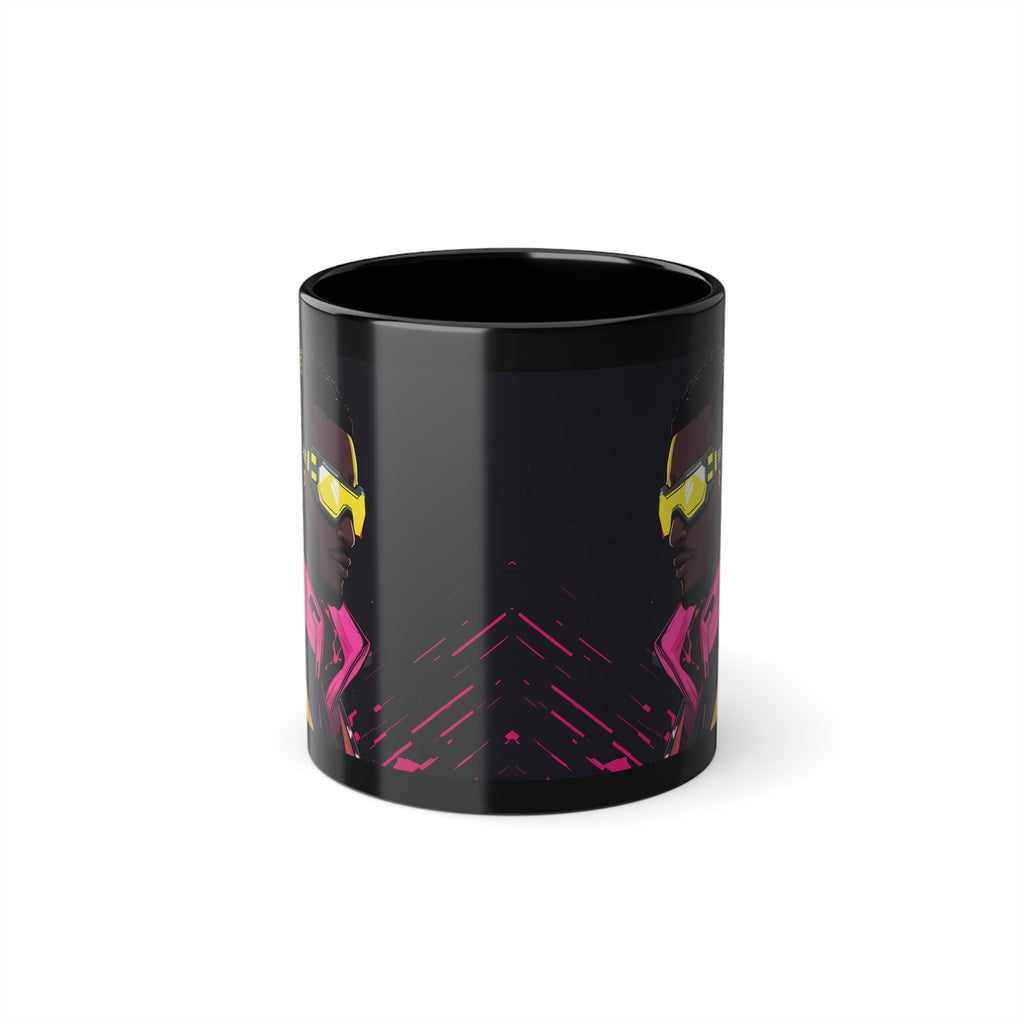 Mug Noir Cyberpunk Streetwear du Futur