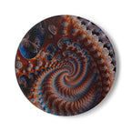 Sous-verre Courbe de Julia-Mandelbrot