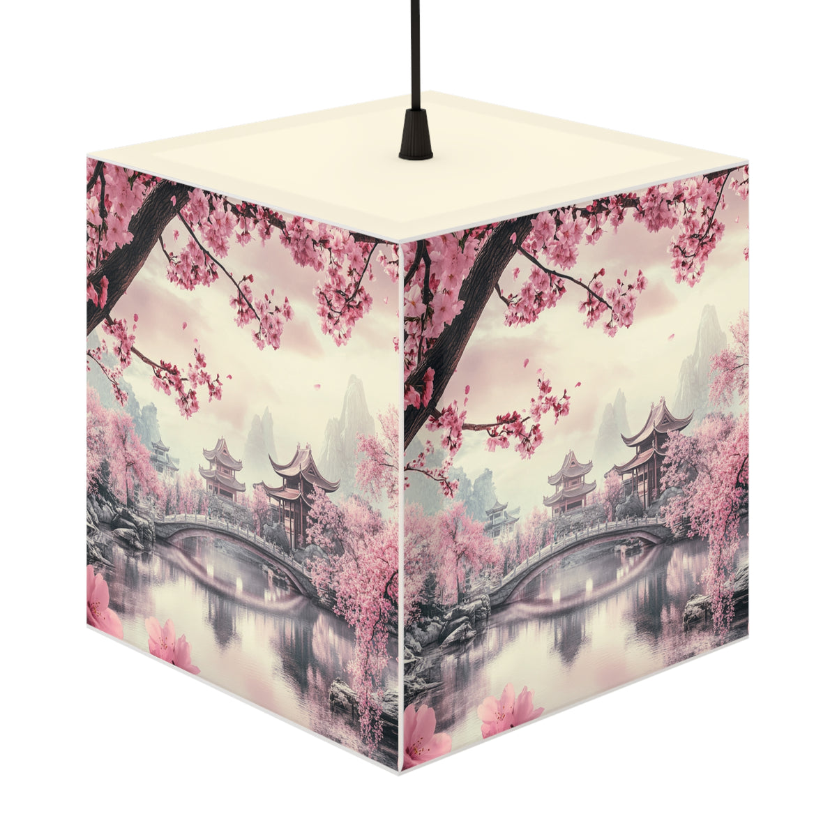 DECO - Lampe Cubique ZEN Paix et Plénitude