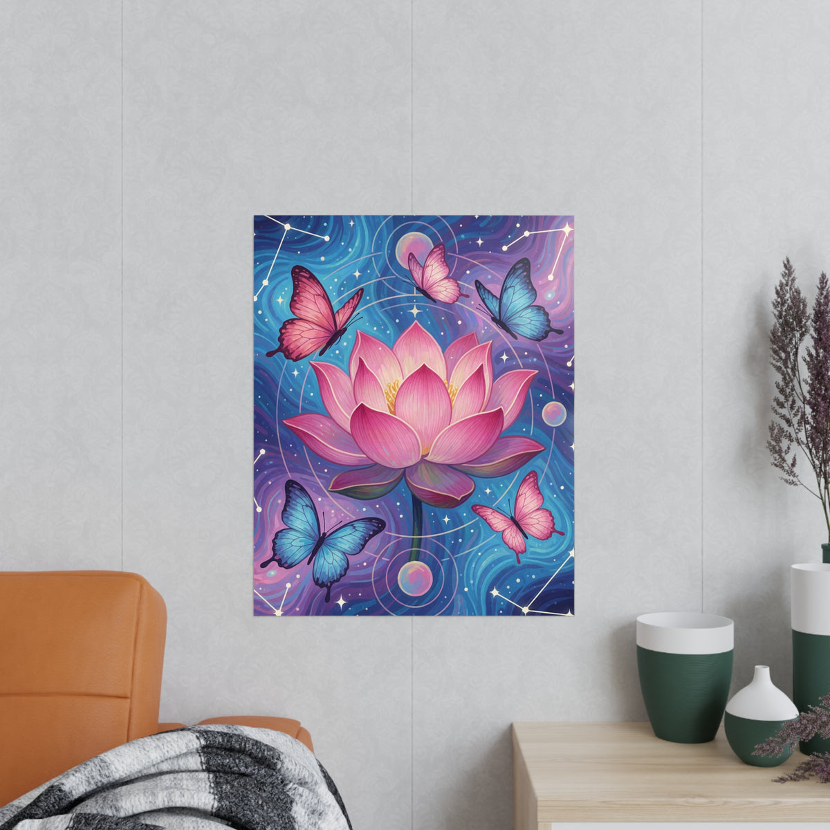 Poster Lotus Céleste