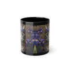 Mug Chat Couronne de Fleurs Violettes