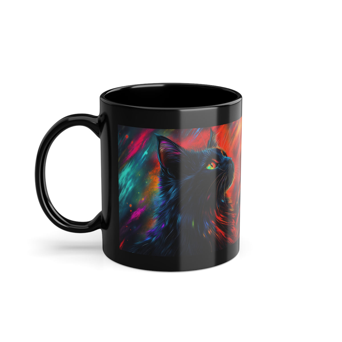 Mug Chat Noir Rêveur