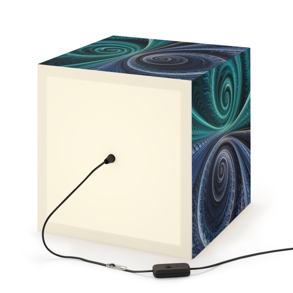 DECO - Lampe Cubique Fractale Courbe de Cesàro-Peano