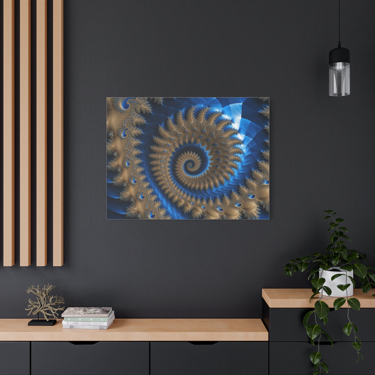 Tableau Courbe Fractale de Levy