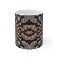 Mug blanc Fractal Tapis de Sirpinski