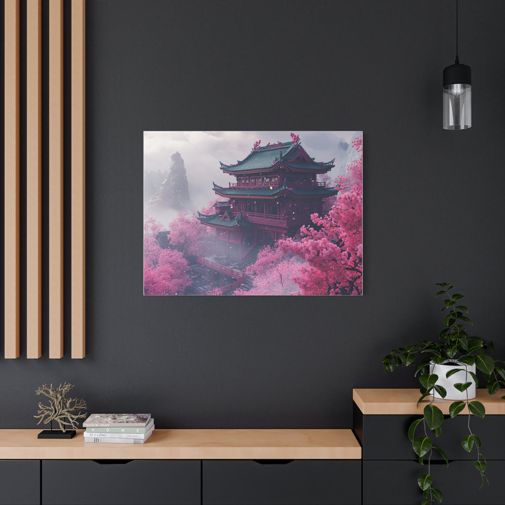 Tableau Temple Traditionnel Japonais