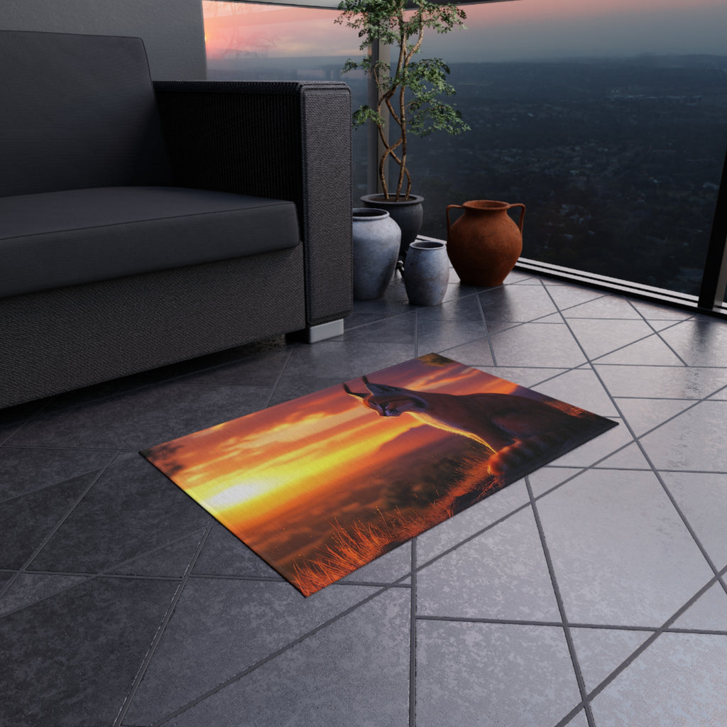 Tapis de salon Caracal au Lever du Soleil