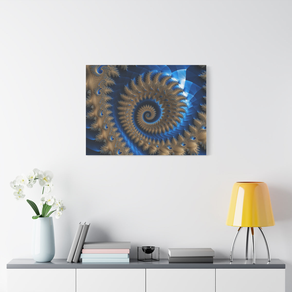 Tableau Courbe Fractale de Levy