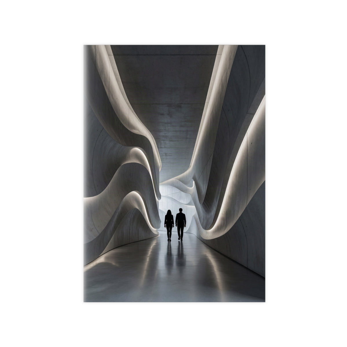 Poster Couloir Futuriste