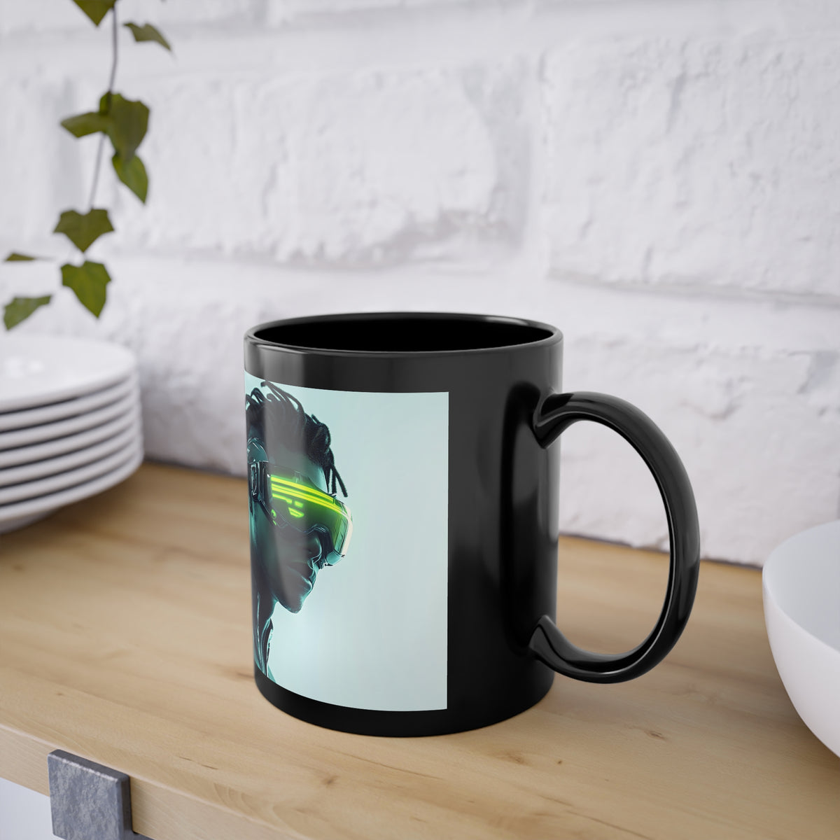 Mug Cyberpunk Lunettes Futuristes
