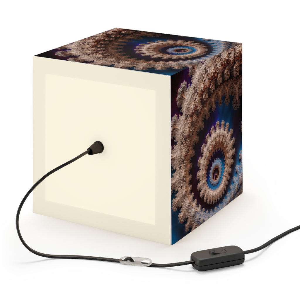 DECO - Lampe Cubique Fractale Courbe de Cesàro-Way