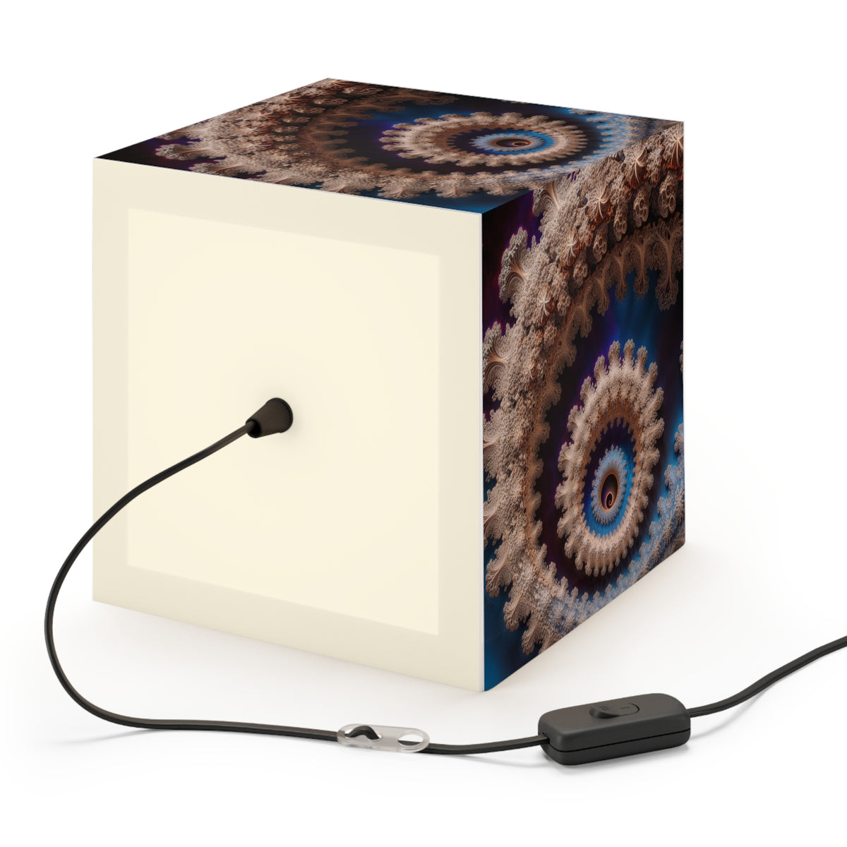DECO - Lampe Cubique Fractale Courbe de Cesàro-Way