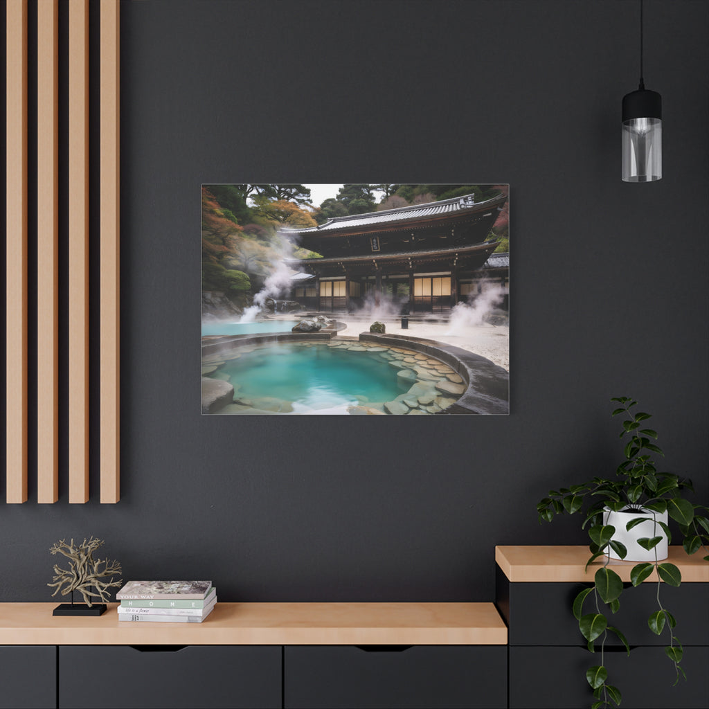 Tableau Onsen Traditionnel Tokyo