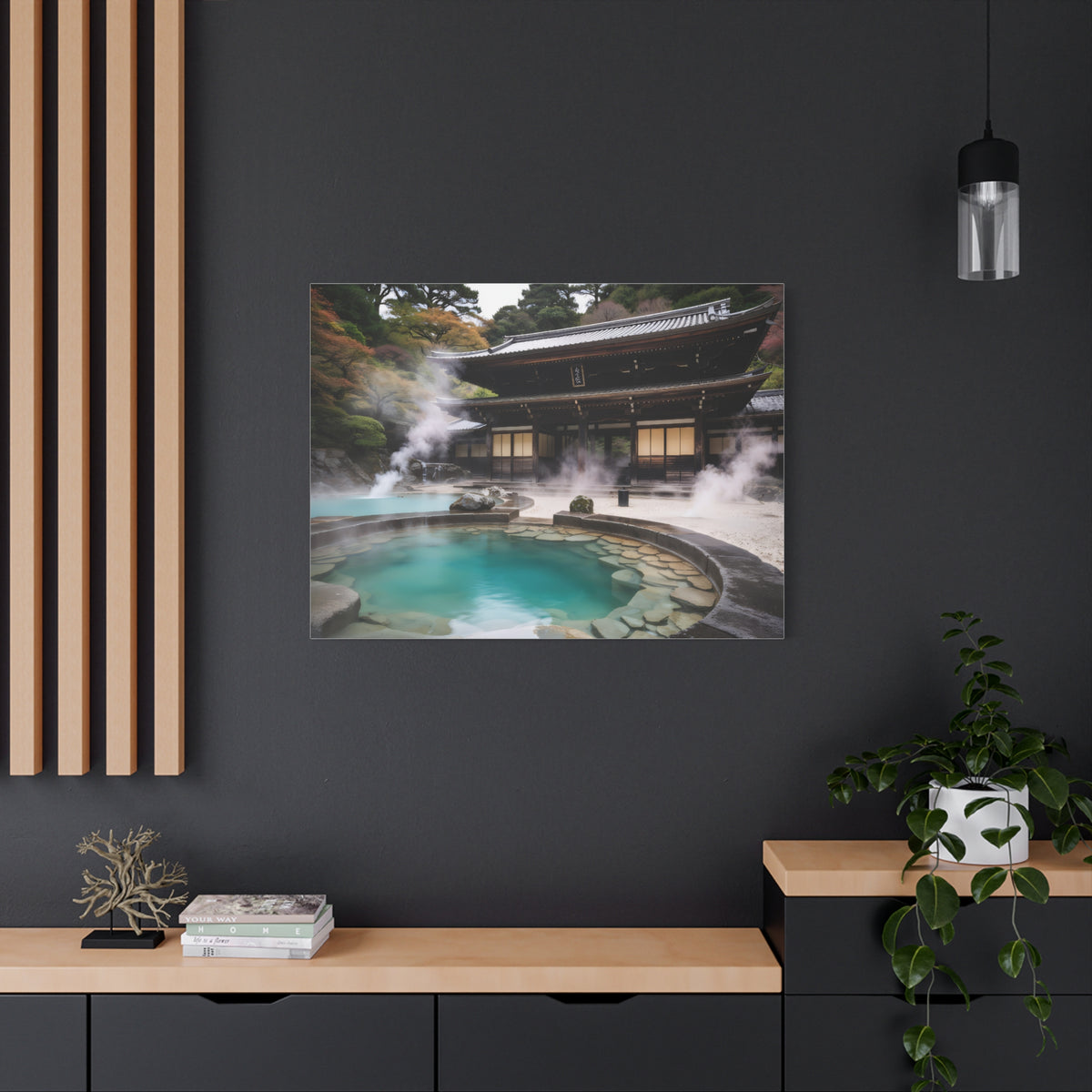 Tableau Onsen Traditionnel Tokyo
