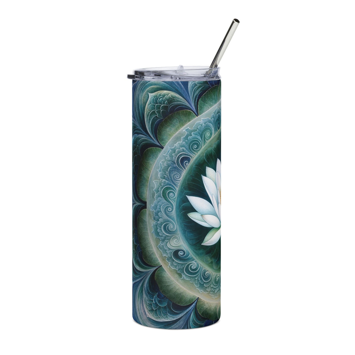 Tumbler Cylindrique Mandala de la Sérénité Intérieure