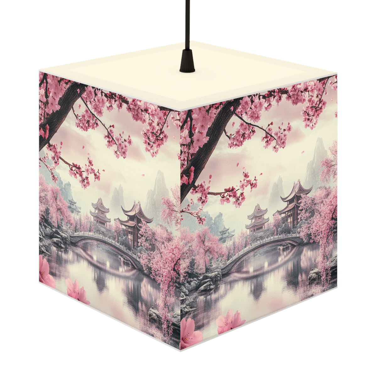 DECO - Lampe Cubique ZEN Paix et Plénitude