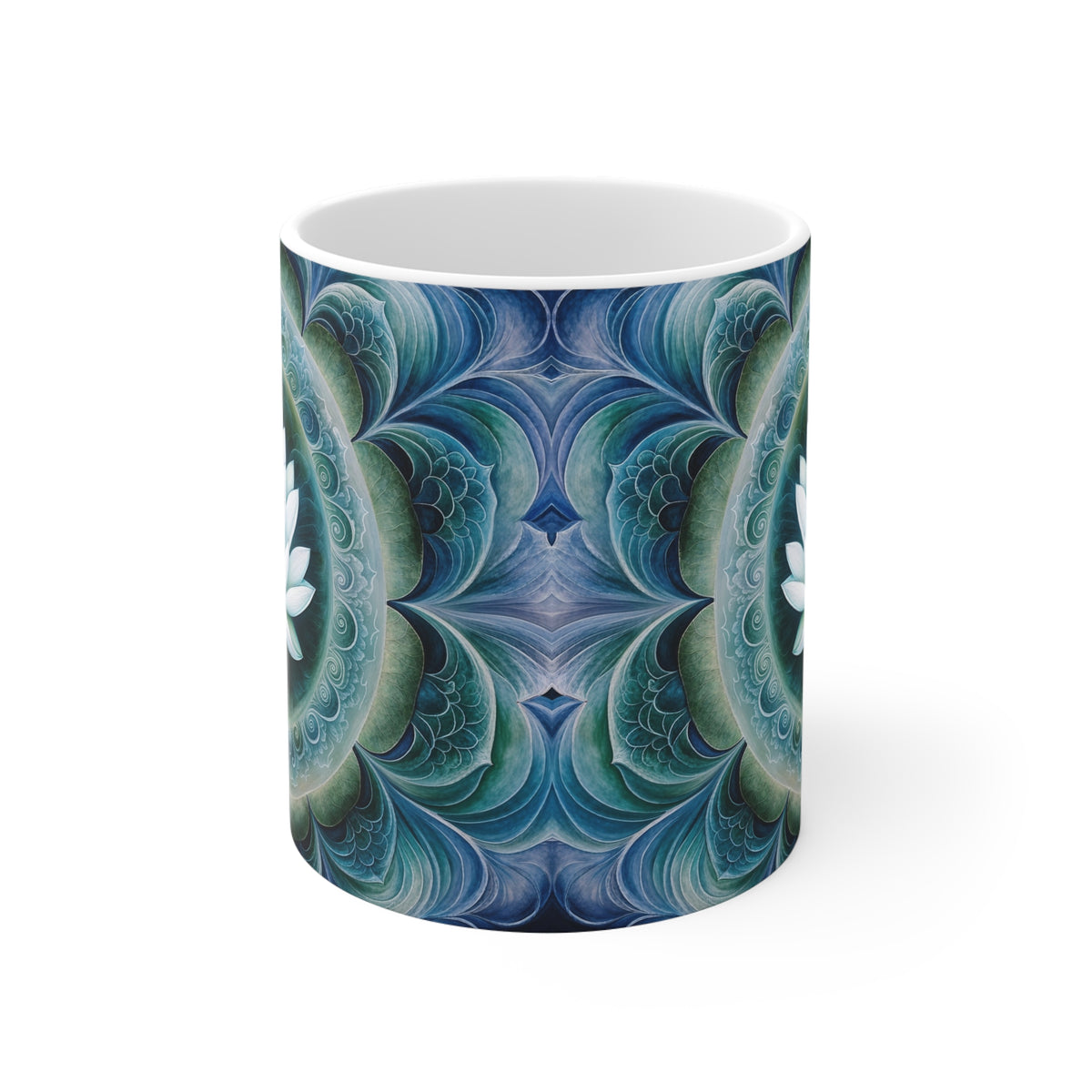 Mug blanc Mandala de la Sérénité Intérieure