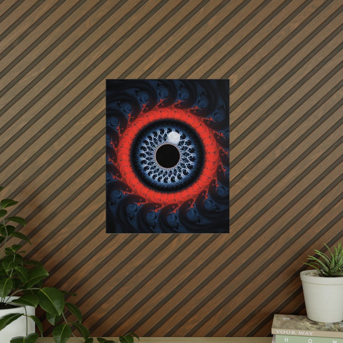 Poster Œil Fractal