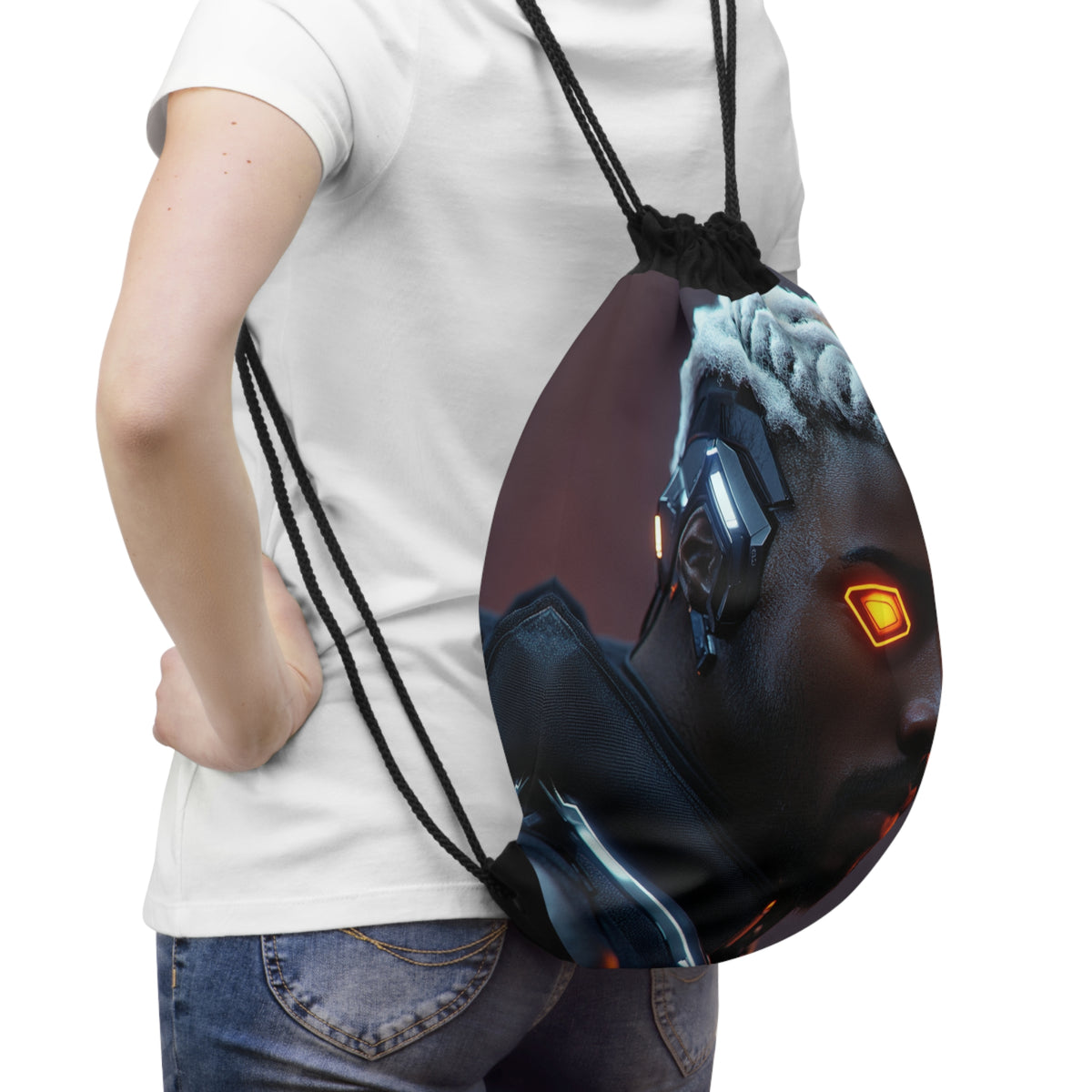 Sac à cordons Cyberpunk Soldat Œil Bionique