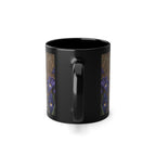Mug Chat Couronne de Fleurs Violettes
